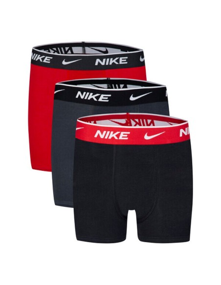 Comprare Boxer Junior Nike Cotone essenziale nero grigio rosso 3Pk|24Segons