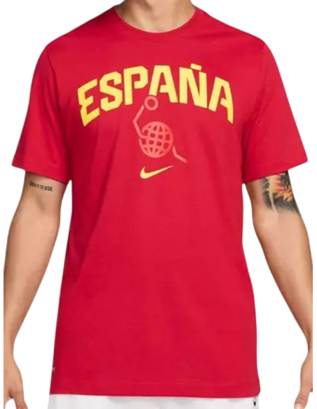 Comprar Samarreta Nike Team Spain Basketball Gym Red | 24Segons