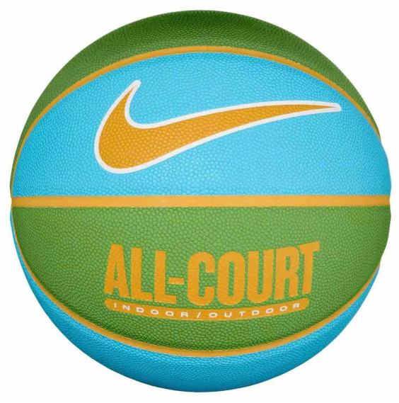 Comprar Pilota Nike Everyday All Court Defleated 8P Blue Green Gold Sz7 | 24Segons