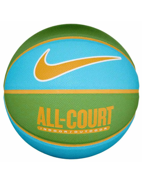 Acheter Nike Everyday All Court Defleated 8P Blue Green Gold Sz7 Ball | 24Segons