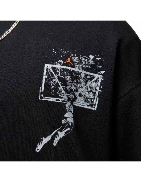 Comprar Dessuadora Jordan Brooklyn Oversize Black | 24Segons