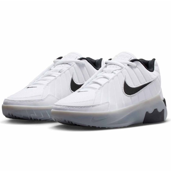 Acquista LeBron Witness 9 White Neutral Grey Black Scarpe Junior | 24Segons