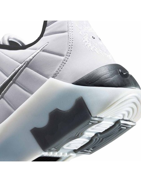 Buy LeBron Witness 9 White Neutral Grey Black Junior Shoes | 24Segons