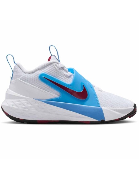 Comprare scarpe per bambini Nike Team Hustle D 12 White University Blue | 24Segons