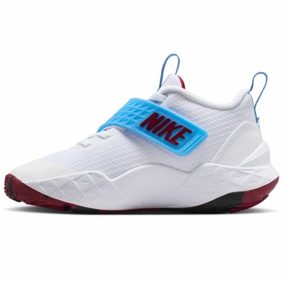 Comprare scarpe per bambini Nike Team Hustle D 12 White University Blue | 24Segons