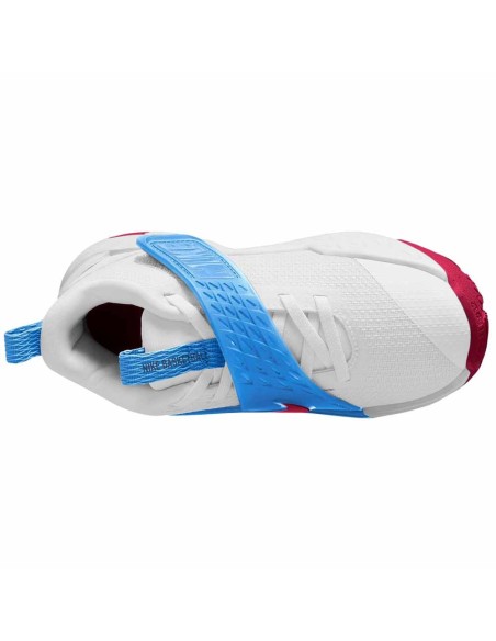 Comprare scarpe per bambini Nike Team Hustle D 12 White University Blue | 24Segons