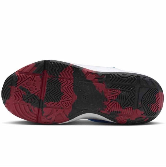 Buy Kids Nike Team Hustle D 12 White White University Blue Shoes | 24Segons