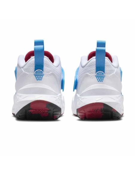 Comprare scarpe per bambini Nike Team Hustle D 12 White University Blue | 24Segons
