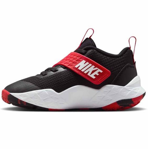 Comprare scarpe da ginnastica per bambini Nike Team Hustle D 12 Nero Bianco University Red | 24Segons