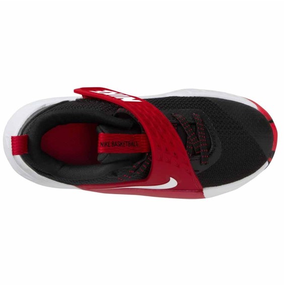 Buy Kids Nike Team Hustle D 12 Black White University Red Sneakers | 24Segons