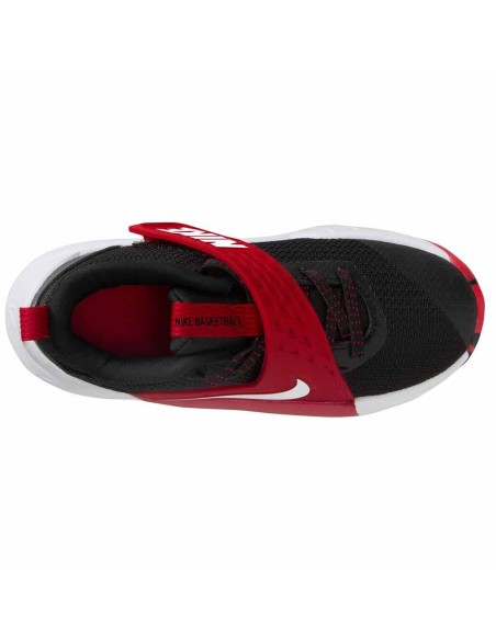 Comprare scarpe da ginnastica per bambini Nike Team Hustle D 12 Nero Bianco University Red | 24Segons