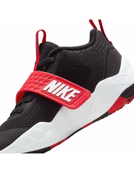 Comprare scarpe da ginnastica per bambini Nike Team Hustle D 12 Nero Bianco University Red | 24Segons