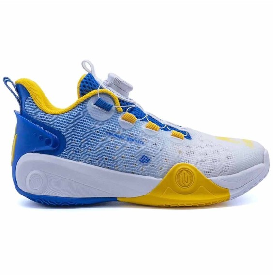 Acheter Junior Sneakers Peak Taichi AW3 White Blue Yellow | 24Segons