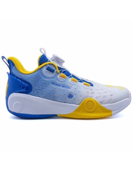 Acquistare le scarpe da ginnastica junior Peak Taichi AW3 White Blue Yellow | 24Segons