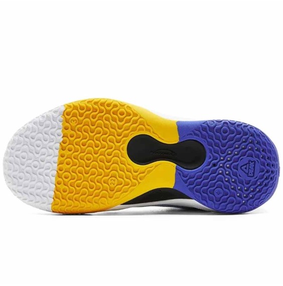 Buy Junior Peak Taichi AW3 White Blue Yellow Sneakers | 24Segons