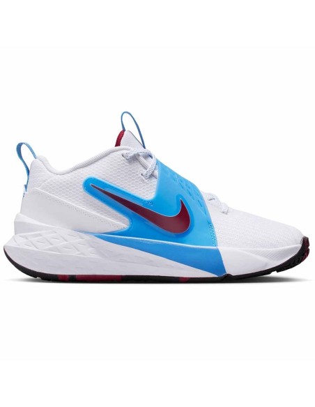Buy Junior Nike Team Hustle D 12 White University Blue Sneakers | 24Segons