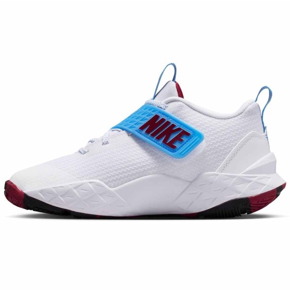 Acheter Junior Sneakers Nike Team Hustle D 12 White University Blue | 24Segons
