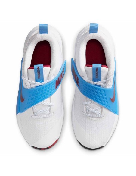 Comprar Sabatilles Junior Nike Team Hustle D 12 White University Blue | 24Segons