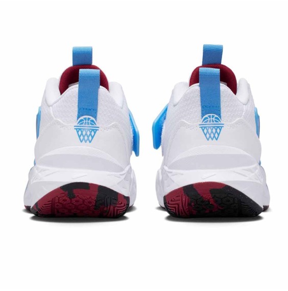 Acheter Junior Sneakers Nike Team Hustle D 12 White University Blue | 24Segons