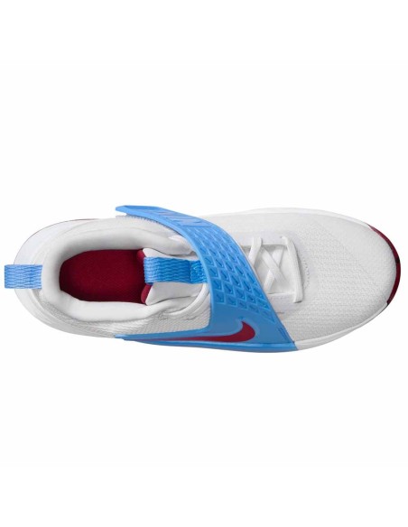 Comprar Sabatilles Junior Nike Team Hustle D 12 White University Blue | 24Segons