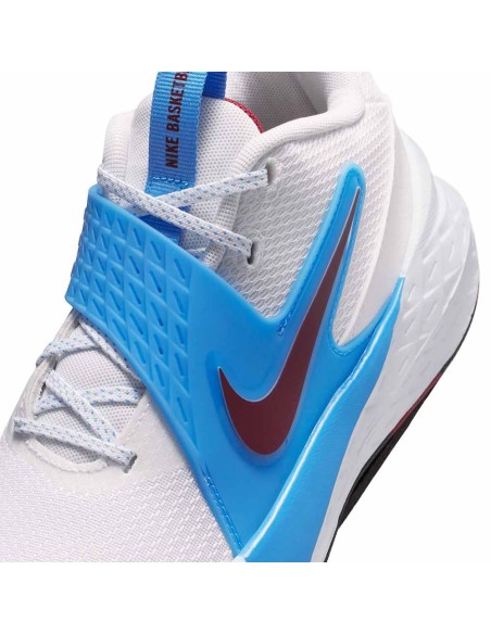 Comprar Sabatilles Junior Nike Team Hustle D 12 White University Blue | 24Segons
