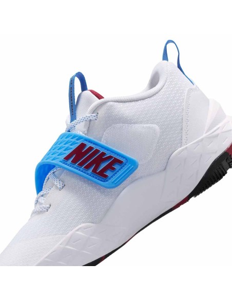 Buy Junior Nike Team Hustle D 12 White University Blue Sneakers | 24Segons