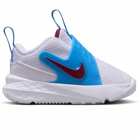 Comprare Scarpe da bambino Nike Team Hustle D 12 White University Blue | 24Segons