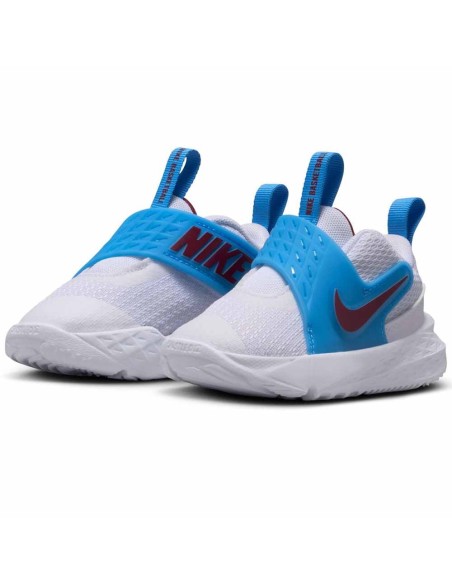 Comprare Scarpe da bambino Nike Team Hustle D 12 White University Blue | 24Segons