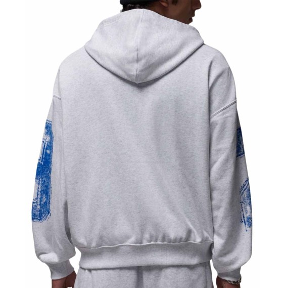 Acquista la Felpa Jordan Brooklyn Collegiate Birch Heather Hoodie | 24Segons