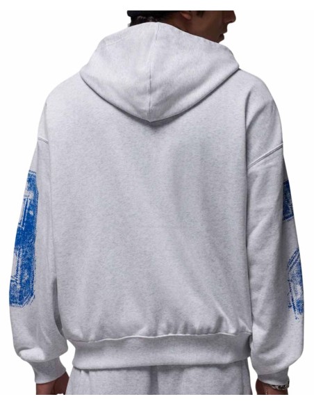Acquista la Felpa Jordan Brooklyn Collegiate Birch Heather Hoodie | 24Segons
