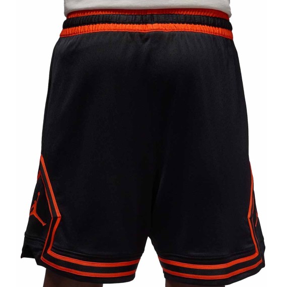 Buy Jordan Sport Diamond Dri-FIT Black Team Orange Shorts | 24Segons