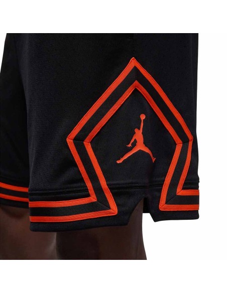 Buy Jordan Sport Diamond Dri-FIT Black Team Orange Shorts | 24Segons