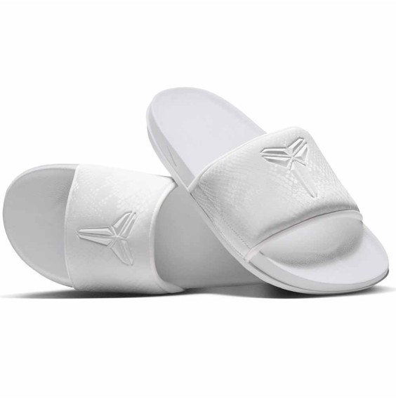 Comprar Xancletes Nike Kobe Offcourt Slide Triple White | 24Segons