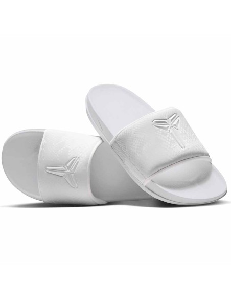 Comprar Xancletes Nike Kobe Offcourt Slide Triple White | 24Segons