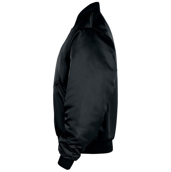 Acquista la giacca NBA Giacca bomber a scatto nero 24Segons