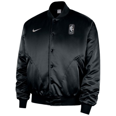 Acquista la giacca NBA Giacca bomber a scatto nero 24Segons