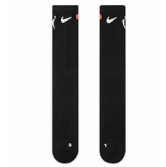 Buy Nike WNBA Elite Crew Black Socks | 24Segons