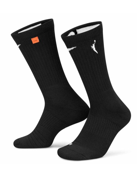 Buy Nike WNBA Elite Crew Black Socks | 24Segons