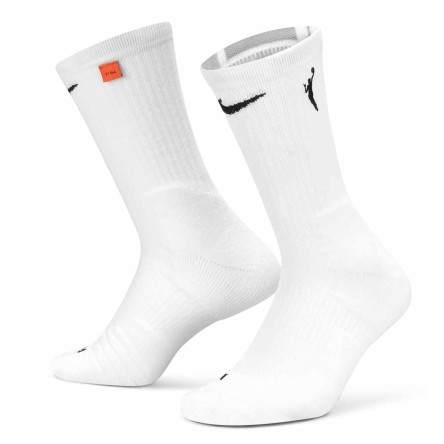 Acheter Socks Nike WNBA Elite Crew White | 24Segons