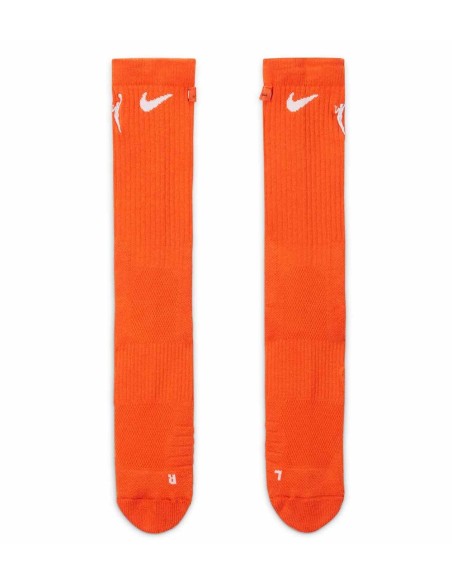 Buy Nike WNBA Elite Crew Orange Socks | 24Segons