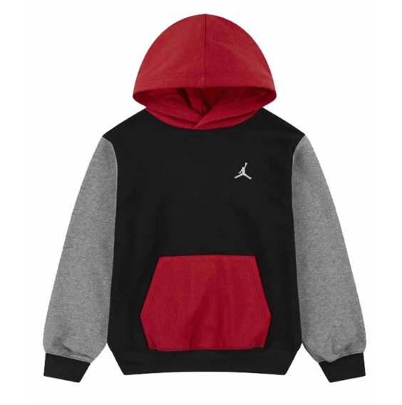Comprar Sudadera Junior Jordan FT Pullover Hoodie Black Gym Red  | 24Segons