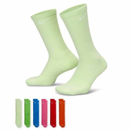 Comprar Calcetines Nike Everyday Plus Cushioned Training Crew Multi-Color Green Red | 24Segons