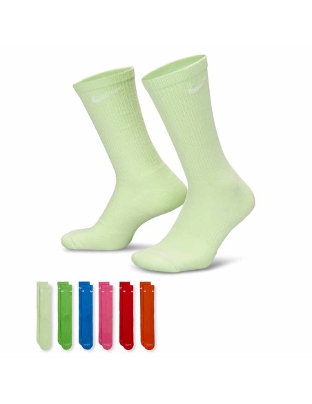 Comprar Mitjons Nike Everyday Plus Cushioned Training Crew Multi-Color Green Red | 24Segons