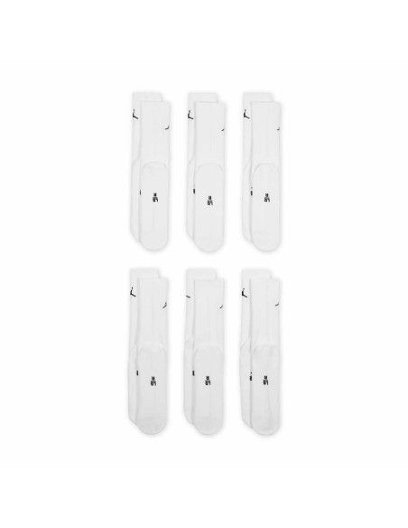 Comprar Calcetines Jordan Everyday Cushioned Crew White Pk.6 | 24Segons