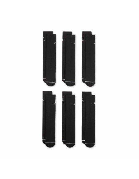 Comprar Mitjons Jordan Everyday Cushioned Crew Black Pk.6 | 24Segons