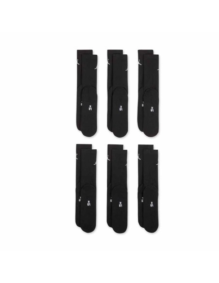 Acquista Calzini Jordan Everyday Cushioned Crew Nero Pk.6 | 24Segons