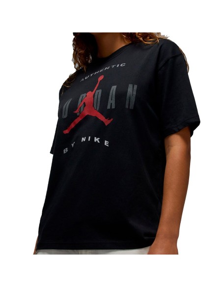 Comprar Camiseta Mujer Jordan Flight Printed Black | 24Segons