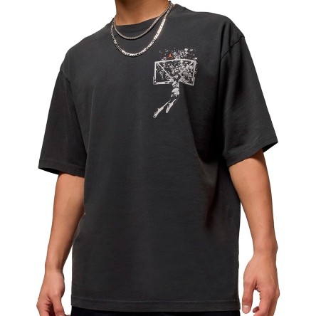 Acquista la T-shirt Jordan Brooklyn Oversized Off Noir | 24Segons
