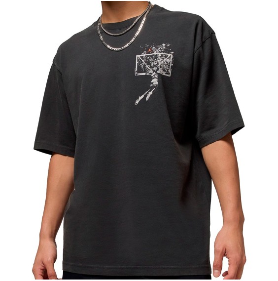 Acheter T-Shirt Jordan Brooklyn Oversized Off Noir | 24Segons