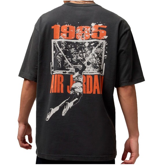 Acheter T-Shirt Jordan Brooklyn Oversized Off Noir | 24Segons